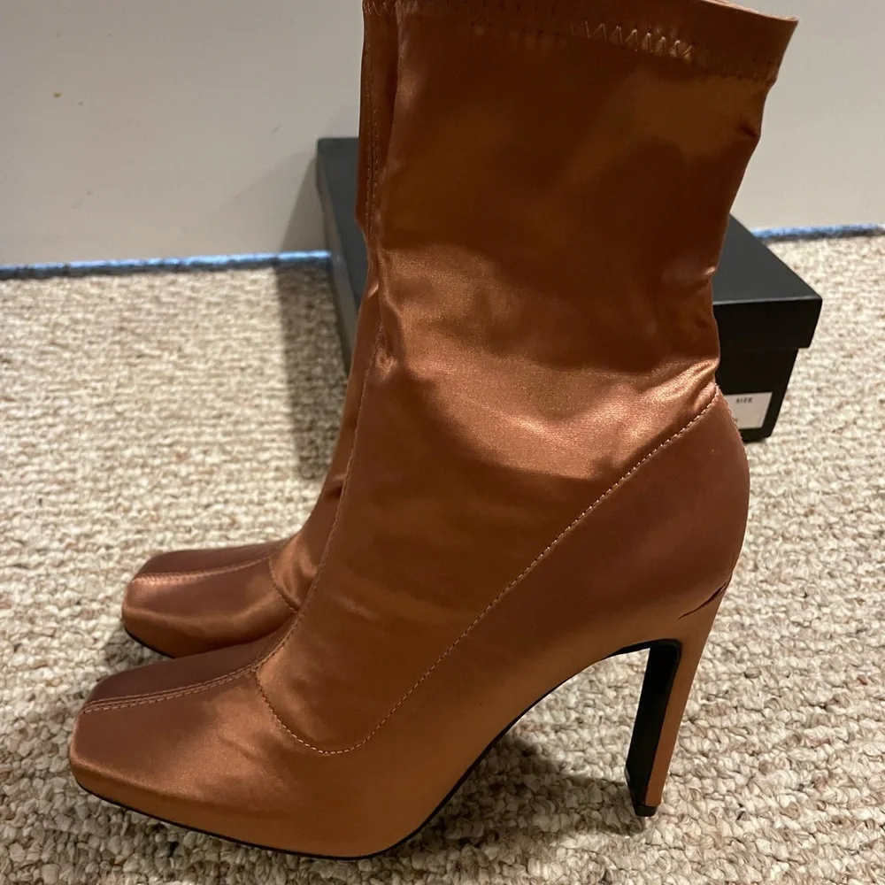 Loriah Satin Booties - Picture 5 of 13